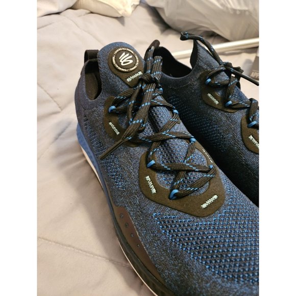 UNDER ARMOUR UA CHARGED STEPH CURRY SL BLUE GOLF SHOES 3025072-001 MENS SZ 11 - Picture 3 of 4